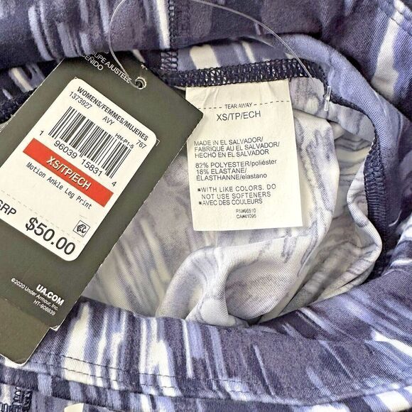 Under Armour Leggings Womens Size XS Printed Motion Ankle Multicolor Pocket Pant - Picture 6 of 6